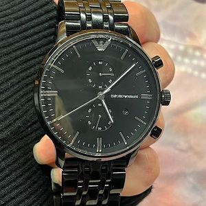 Emporio Armani Gianni AR1934 Black Dial Men’s Watch